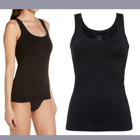 NWT $29 Yummie [ S/M Small/Medium ] Lounge Tank‎ Top in Black - Picture 2 of 11